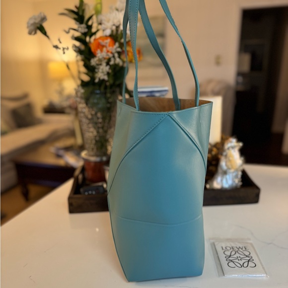 Loewe Water (color) Leather Medium Puzzle Tote - Picture 4 of 16